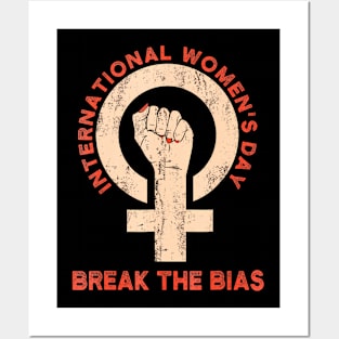 International Womens Day 2024 Break The Bias 8 March Posters and Art